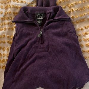 Purple Jos. A. Bank 1/4 Zip